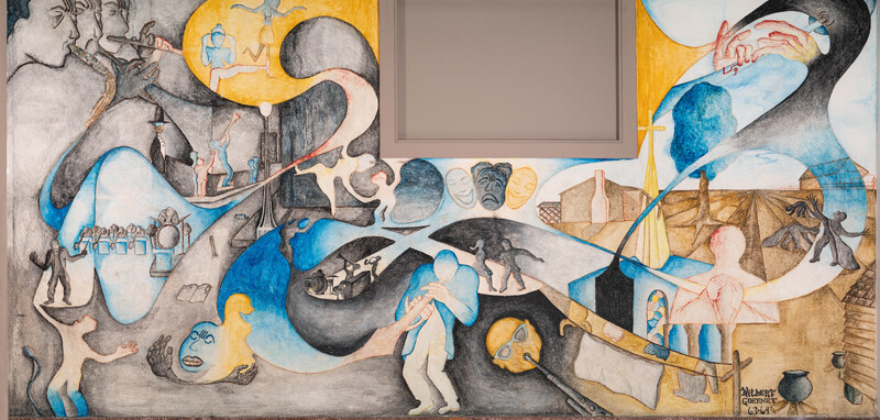 Science and Jazz Right Panel Detail